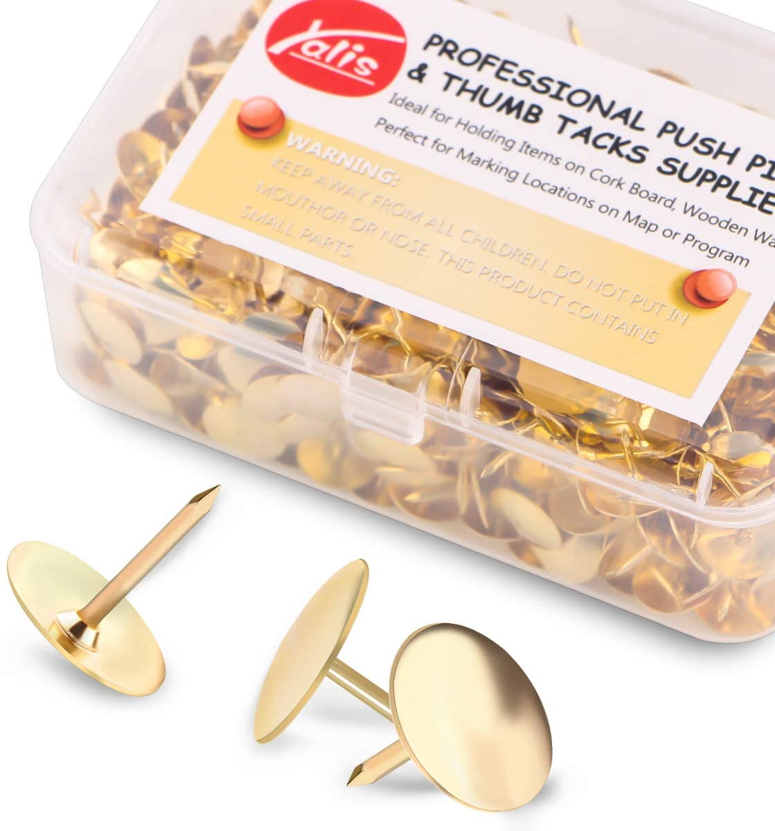 Gold Thumb Tacks